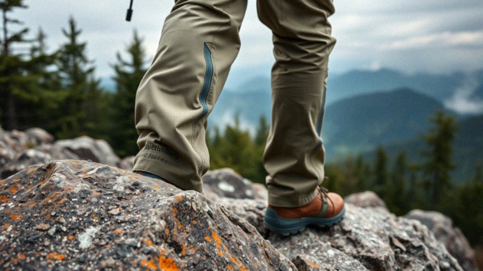 Jakie podziały spodni trekkingowych są popularne na rynku?