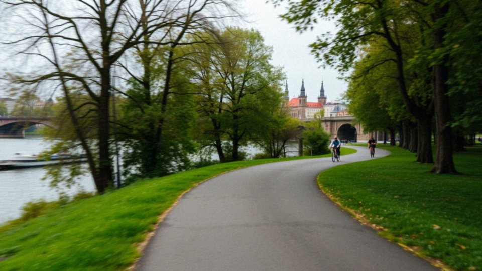 Jakie są główne cechy siatki ścieżek biegowych w Krakowie?