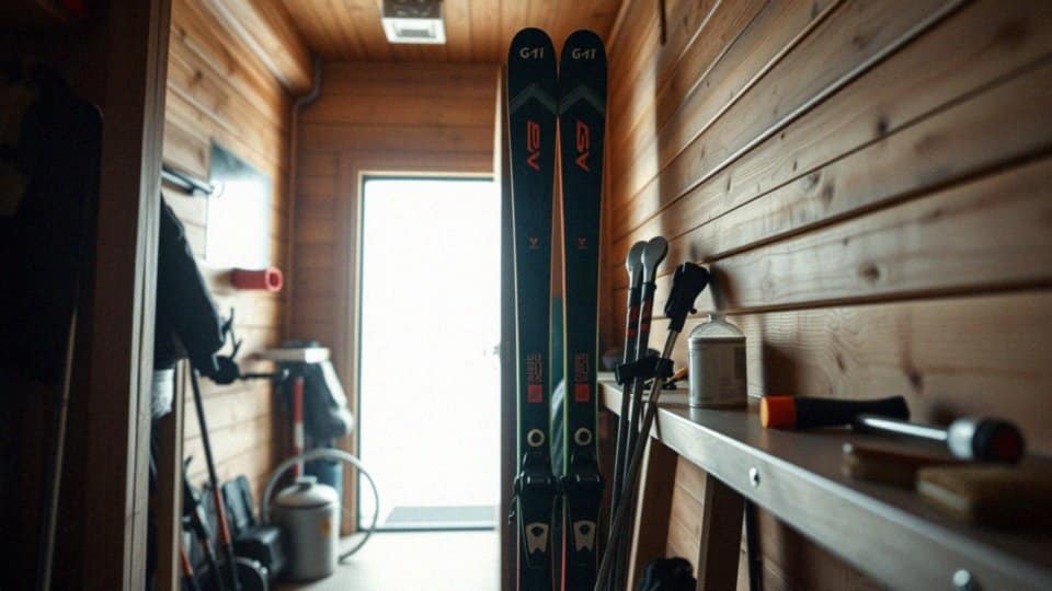 Jak przygotować narty do przechowywania?