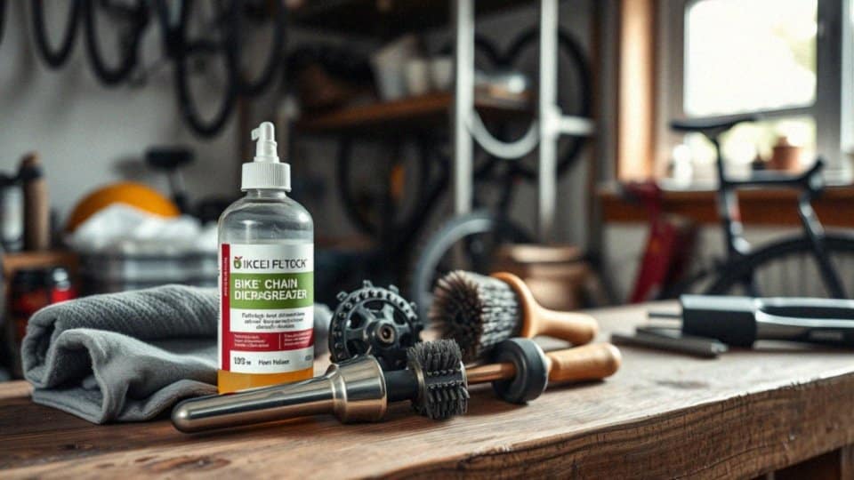 Jakie środki są potrzebne do czyszczenia łańcucha rowerowego?